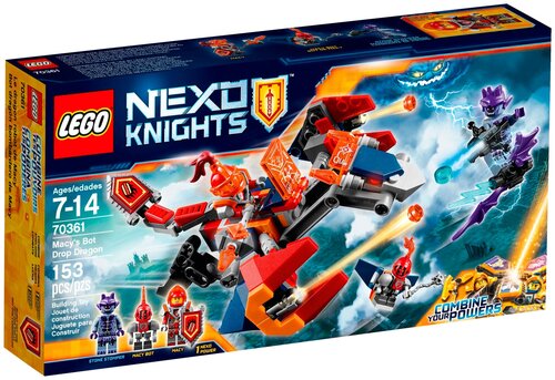 LEGO Nexo Knights 70361 Дракон Мэйси, 153 дет.