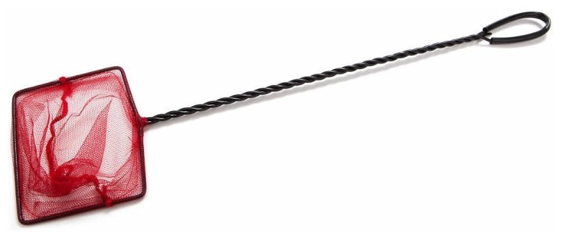 Сачок аквариумный с удлиненной ручкой и инфракрасной сеткой BARBUS, 12 х 10 х 45 см, Accessory 019 (1 шт)