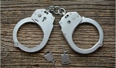 Изображение товара Наручники оперативные без фиксатора (серые) универсальные 2 ключа