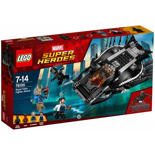 LEGO Marvel Super Heroes 76100 Нападение Королевского Когтя, 358 дет. lego marvel super heroes 76038 нападение на башню мстителей 511 дет