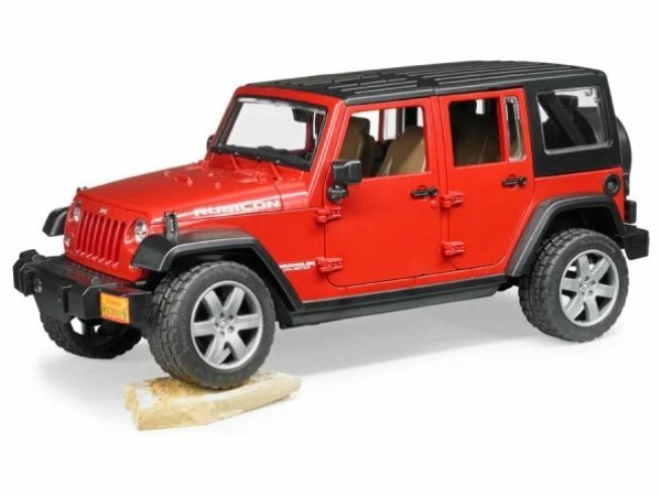 Внедорожник Bruder Jeep Wrangler Unlimited Rubicon (02-525) 1:16 31 см , красный