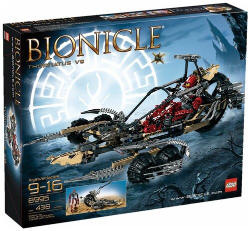 Конструктор LEGO Bionicle 8995 Торнатус V9, 438 дет.