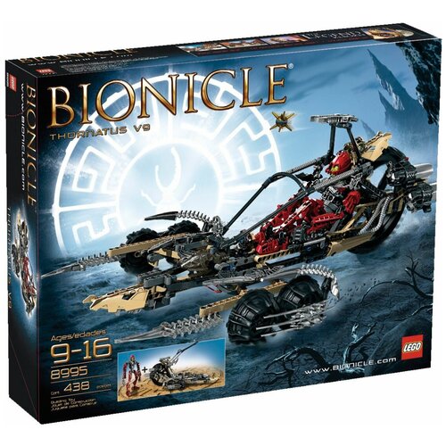 Конструктор LEGO Bionicle 8995 Торнатус V9, 438 дет. конструктор lego bionicle 71300 юксар порождение джунглей 89 дет