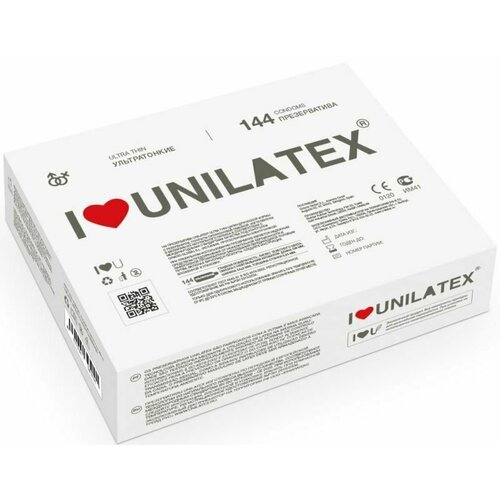 Ультратонкие презервативы Unilatex Ultra Thin - 144 шт, Unilatex Ultra Thin №144, 82276