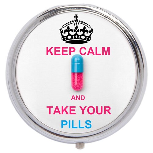 Таблетница TINA BOLOTINA Keep Calm and take your pills