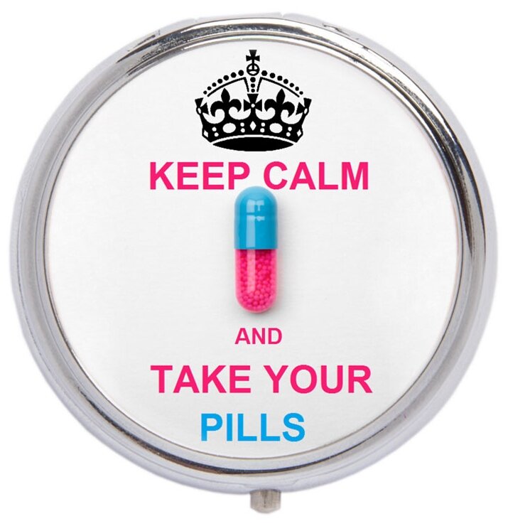 Таблетница TINA BOLOTINA Keep Calm and take your pills