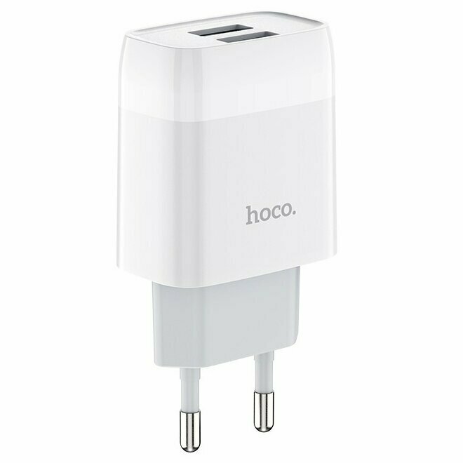 Сетевое зарядное устройство HOCO C73A USB 2.4A белый