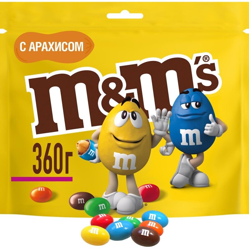 Драже M&M`s с арахисом 360г