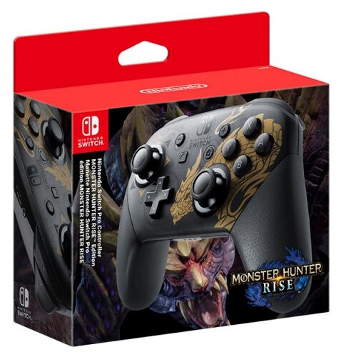 Контроллер Nintendo Switch Pro Monster Hunter Rise Edition