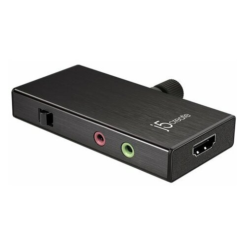 Внешняя карта видеозахвата j5create HDMI на USB-C с Power Delivery для прямых трансляций JVA02