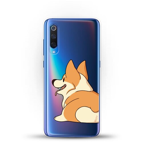 фото Силиконовый чехол корги на xiaomi mi 9 andy & paul
