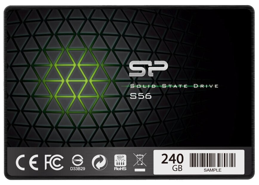 Накопитель SSD 240GB Silicon Power S56 25 SATA III RW - 560530 MBs TLC 193000₽