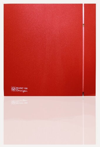 Изображение товара Вентилятор накладной Soler & Palau Silent 100 CZ Design ECOWATT Red