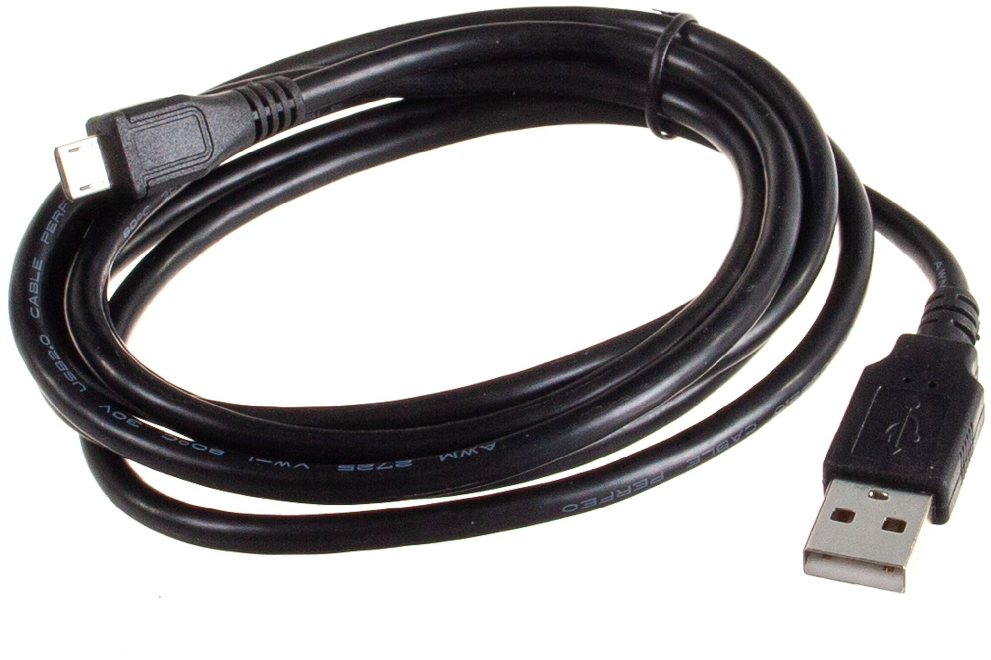 Кабель Perfeo USB - microUSB (U4002), 1.8 м, 1 шт., черный - фото №2
