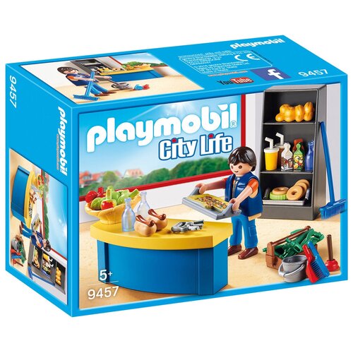 фото Набор с элементами конструктора playmobil city life 9457 школа школьный дворик