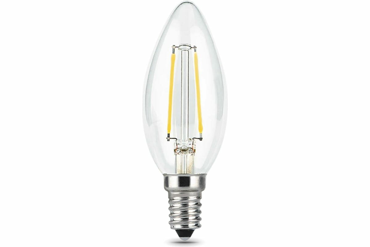 Gauss Лампа Filament Свеча 7W 580lm 4100К Е14 LED 103801207