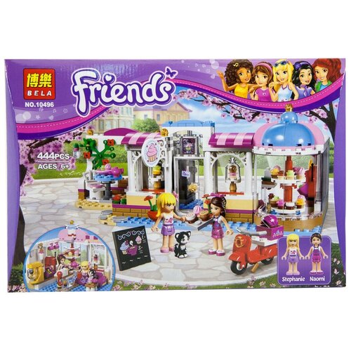 Конструктор Lari (Bela) Friends 10496 Кондитерская, 444 дет. конструктор lari bela friend 11198 багги с прицепом стефани 241 дет