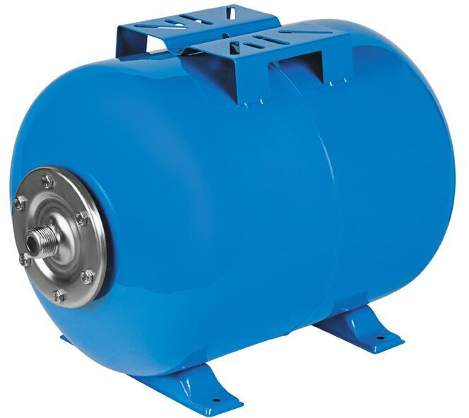 Гидроаккумулятор UNIPUMP 50 л, для водоснабжения, горизонтальный