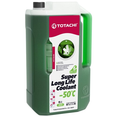 Жидкость Охлаждающая Низкозамерзающая Totachi Super Long Life Coolant Green -50c 1л TOTACHI арт. 41701