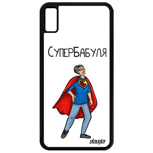 фото Чехол для мобильного apple iphone xs max, "супербабуля" герой смешной utaupia