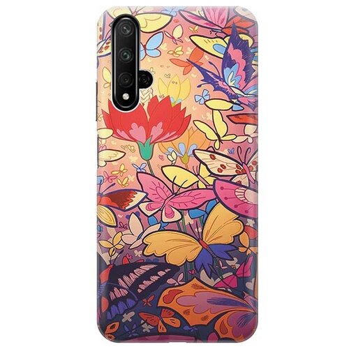 фото Чехол - накладка artcolor для honor 20 / huawei nova 5t с принтом "красочный мир" re:pa