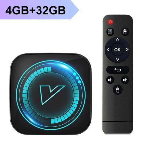 Тв-смарт-приставка VONTAR H618 Android 12 TV Box Allwinner H618 смарт тв приставка vontar h1 allwinner h618 android 12 поддержка 8k видео bt5 0 wifi 6 4 64гб медиаплеер google voice