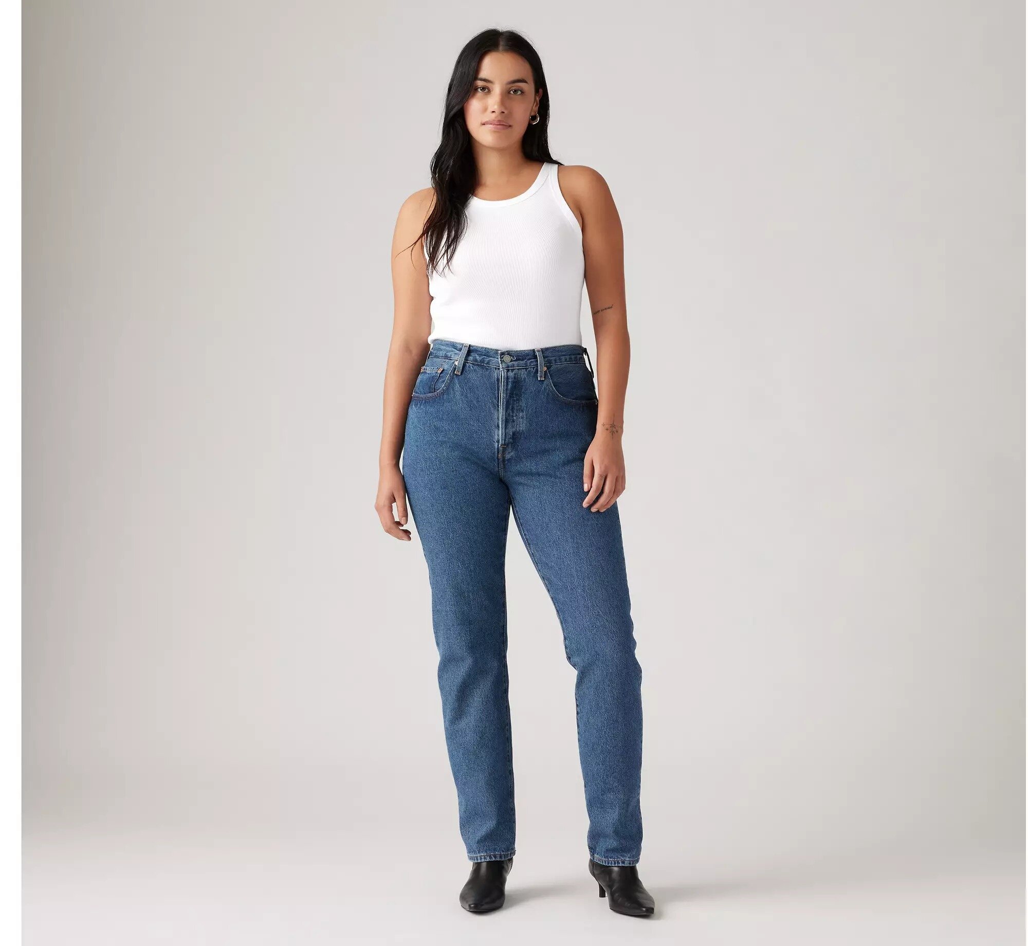 Джинсы классические Levi's 501® JEANS FOR WOMEN, размер 28/30, синий 0438