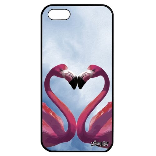 фото Чехол на телефон apple iphone 5 5s se, "фламинго" самка символ utaupia