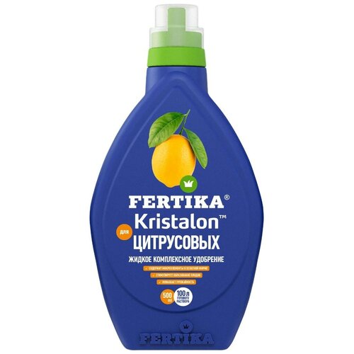 Удобрение FERTIKA Kristalon для цитрусовых, 0.5 л, 0.5 кг, 1 уп. удобрение fertika kristalon универсальный 0 1 кг 2 уп