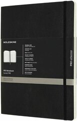 Блокнот в линейку Moleskine PROFESSIONAL SOFT (PROPFNTB4SBK) 19х25 см, 192 стр, мягкая обложка, черный