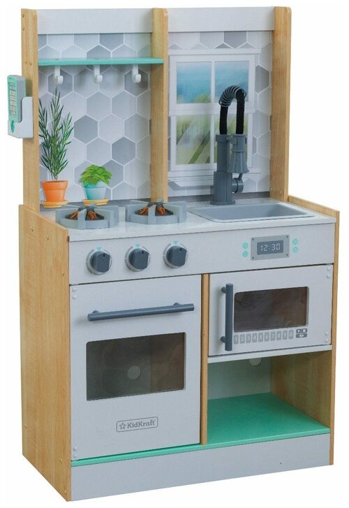 Кухня KidKraft Let’s Cook Wooden Play Kitchen 53395/53433