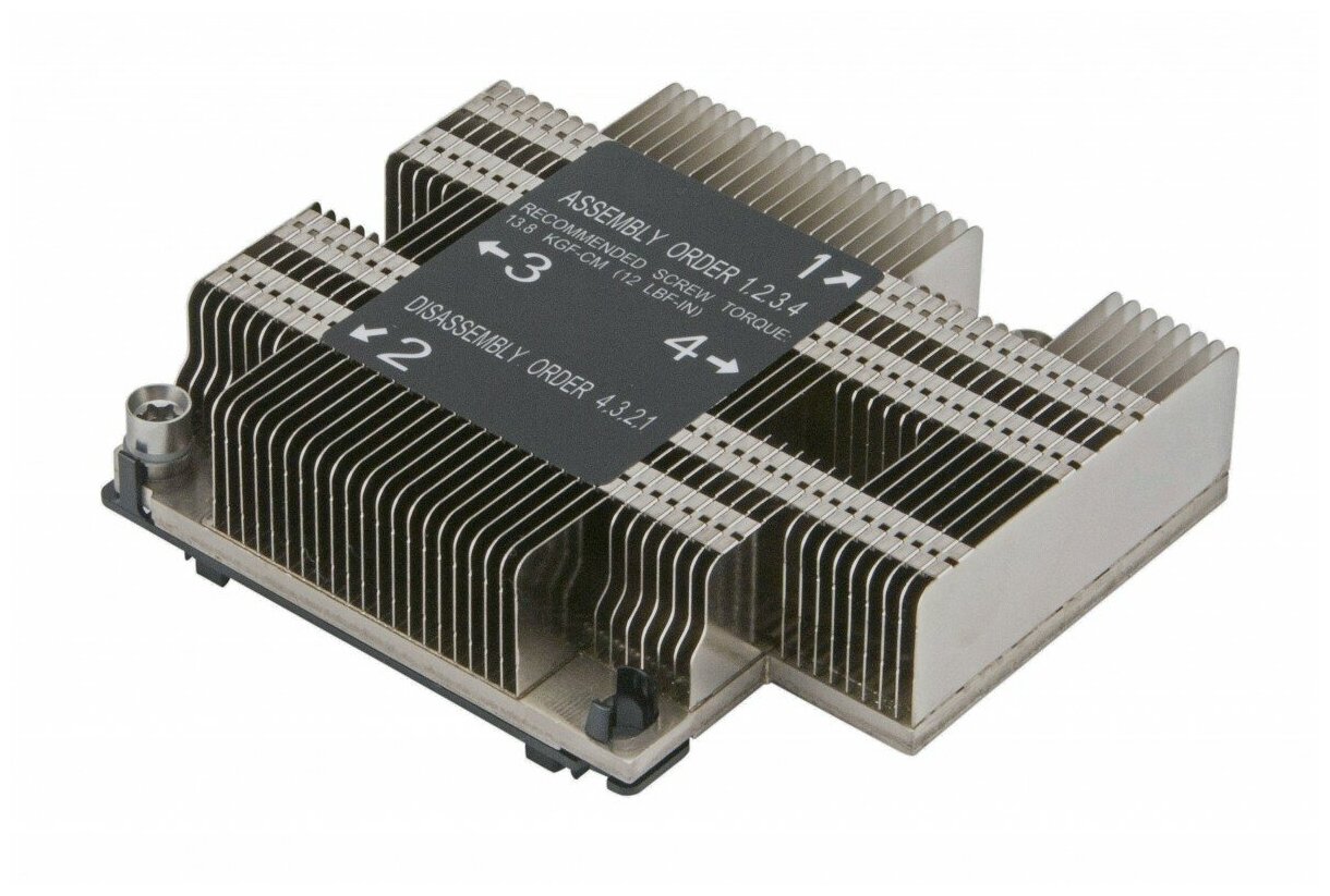 Радиатор для процессора Supermicro SNK-P0067PD, серебристый