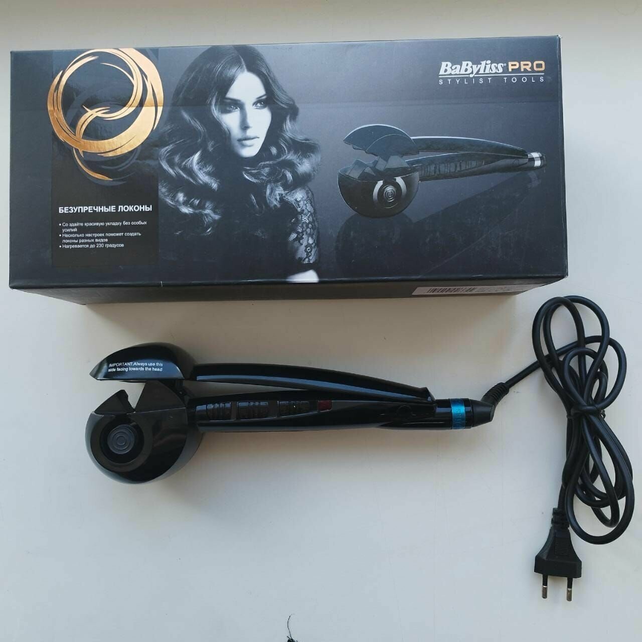 BaByliss PRO Стайлер PERFECT CURL для укладки волос(электрощипцы) - фотография № 1