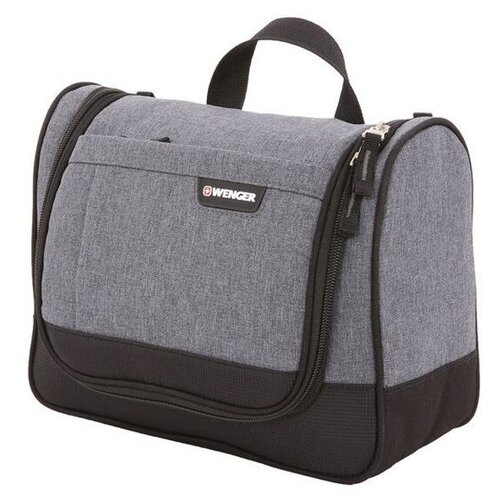 Несессер SWISSGEAR, серый, ткань Grey Heather/полиэстер 600D PU, 27 x 11 x 20 см