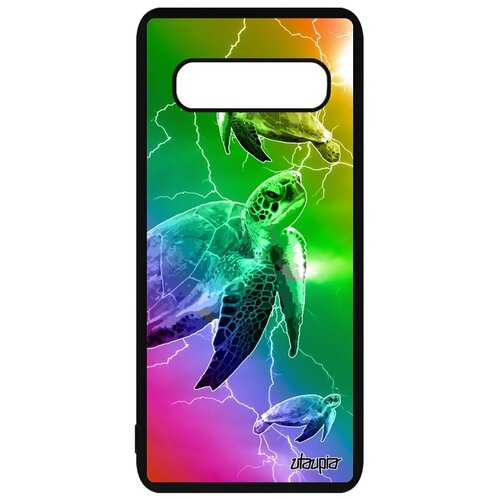 фото Чехол на мобильный galaxy s10 plus, "черепаха" наземная большая utaupia