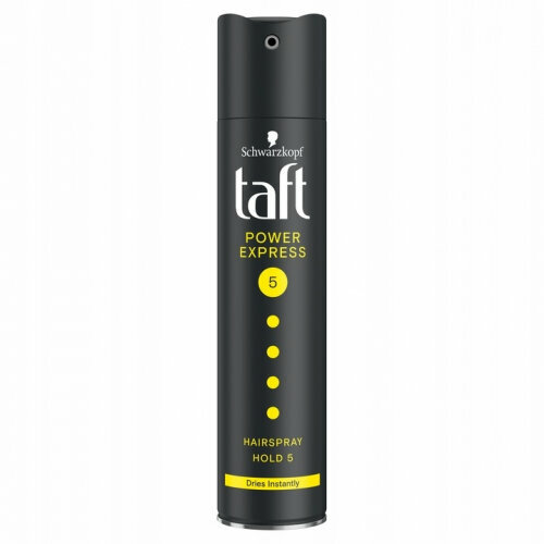 Лак для волос Taft Power Express Экспресс-высыхание, мегафиксация 5, 250 мл