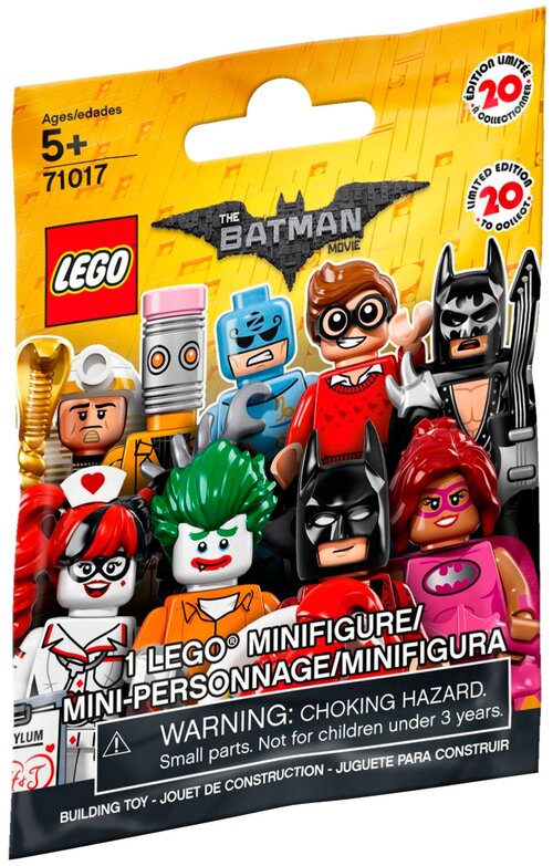 Конструктор LEGO Collectable Minifigures 71017 Бэтмен, 9 дет.