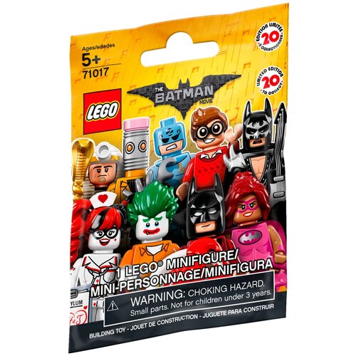 конструктор lego collectable minifigures 850449 пляжная вечеринка 63 дет Конструктор LEGO Collectable Minifigures 71017 Бэтмен, 7 дет.