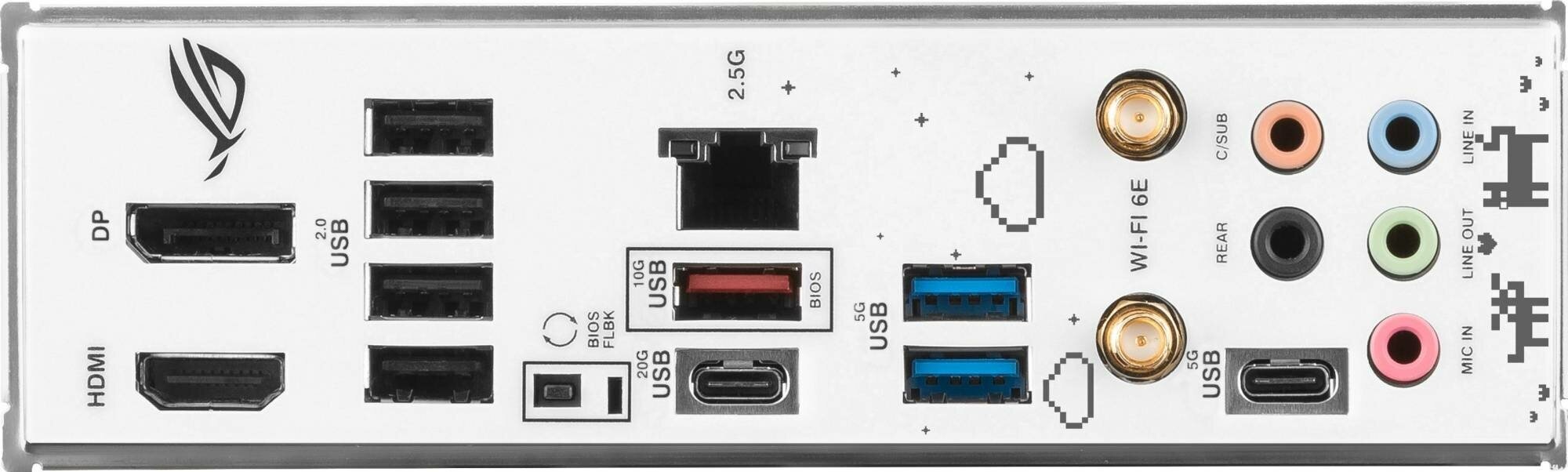 Материнская плата ASUS ROG STRIX B760-A GAMING WIFI, LGA1700, B760, 4*DDR5, HDMI+DP, 4xSATA3 + RAID, M2, Audio, Gb LAN, USB 3.2, USB 2.0, ATX; 90MB1EP0-M0EAY0 (ROG STRIX B760-A GAMING WIFI) - фото №5