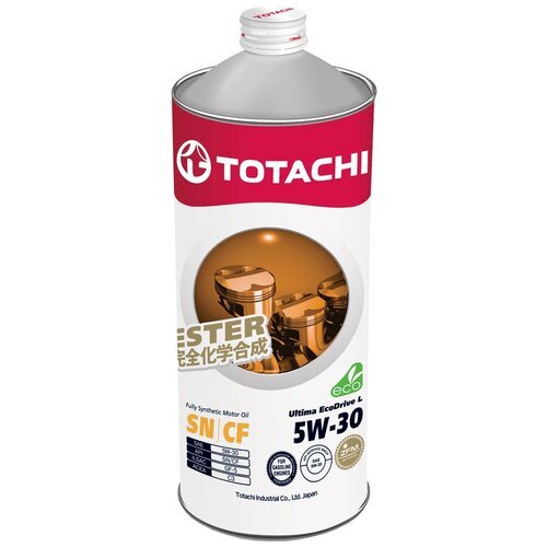 TOTACHI A4562374690929 TOTACHI Ultima EcoDrive L Fully Synthetic SN/CF 5W-30 акция (4+1=5л)