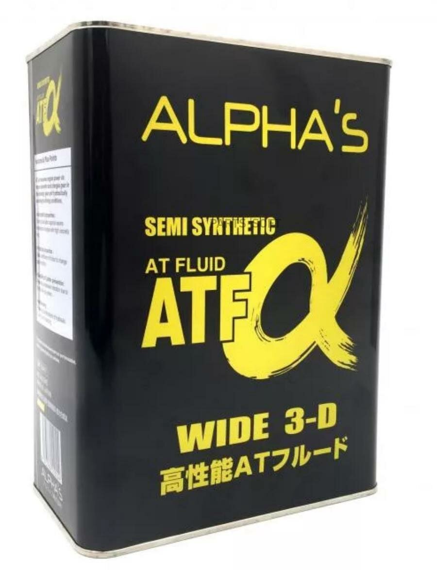 ALPHAS 792401 Масо трансмиссионное ATF-ALPHA SEMI-SYNTHETIC 4L