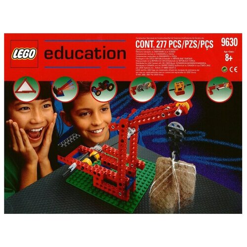 конструктор lego education machines and mechanisms 9686 технология и основы механики 396 дет Конструктор LEGO Education Machines and Mechanisms 9630 Простые механизмы, 277 дет.