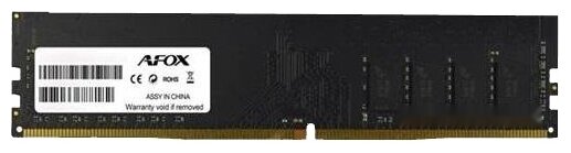 Оперативная память AFOX 8 ГБ DDR4 2666 МГц (AFLD48FH1P)