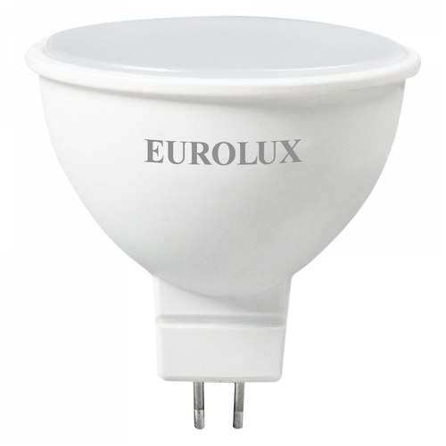 фото Светодиодная лампа eurolux ll-e-mr16-7w-230-2,7k-gu5.3 (рефлектор, 7вт, тепл., gu5.3)