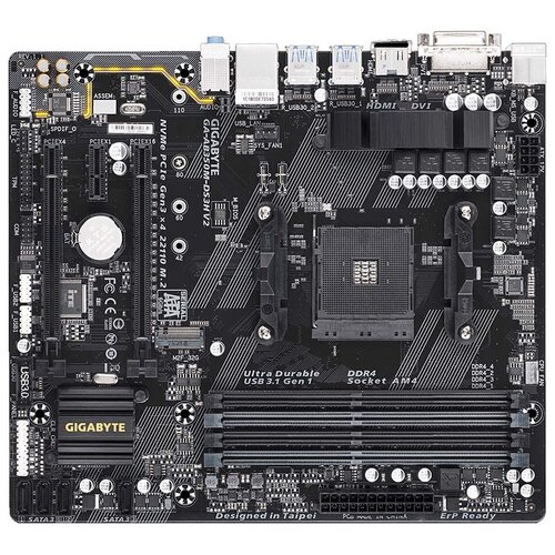 Материнская плата GIGABYTE GA-AB350M-DS3H V2