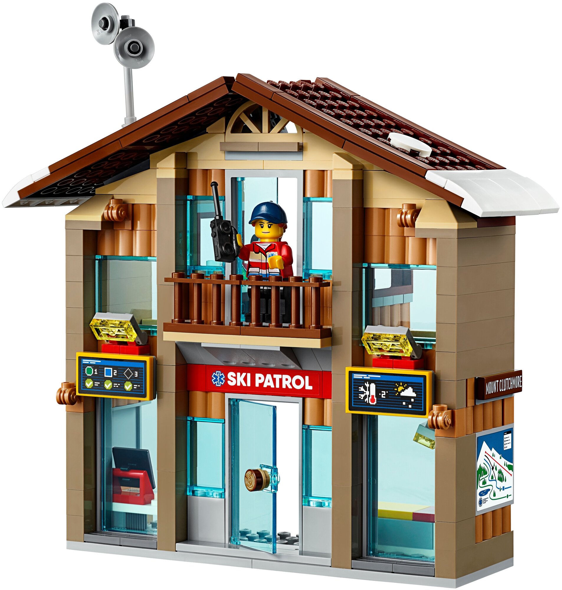 Конструктор Lego City Town Горнолыжный курорт, 806 деталей (60203) - фото №3