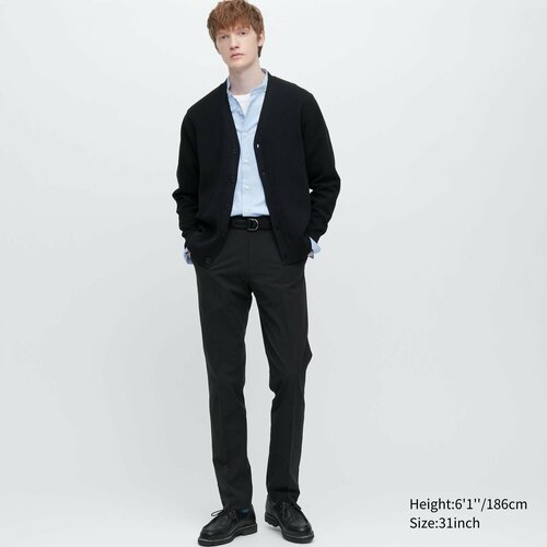 Брюки Uniqlo, размер 28inch, черный