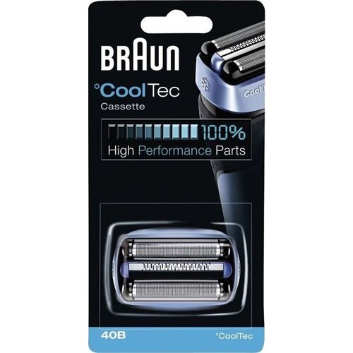 аксессуар для бритв braun 10b сетка режущий блок Сетка и режущий блок 40B для электробритв Braun CoolTec