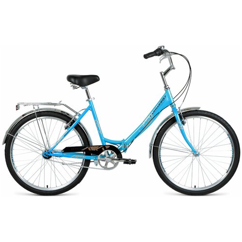 фото Городской велосипед forward sevilla 26 3.0 (2020) синий/серый 18.5" (требует финальной сборки)