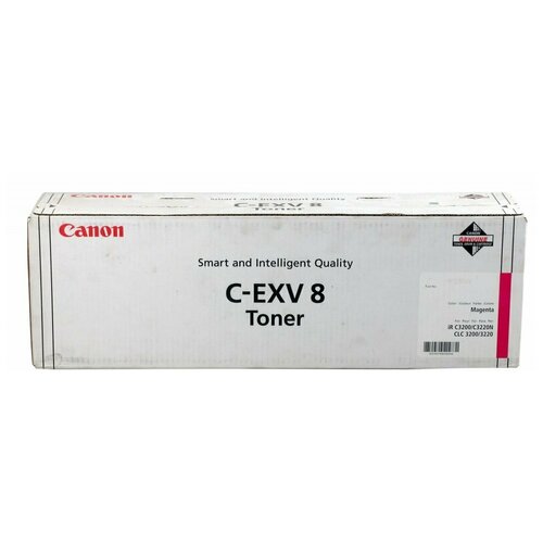 Картридж Canon C-EXV8 M (7627A002), 25000 стр, пурпурный чип tonex c exv8m для canon ir c3200 ir c2600 ir c2620 пурпурный 25000 стр